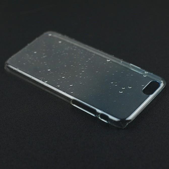 Чехол накладка PC для iPhone 6 капли дождя перелив-3