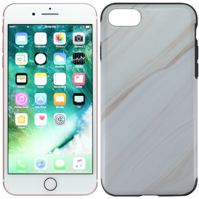 Чехол накладка Rock Origin Series (Grained) для IPhone 7 TPU - Sandalwood