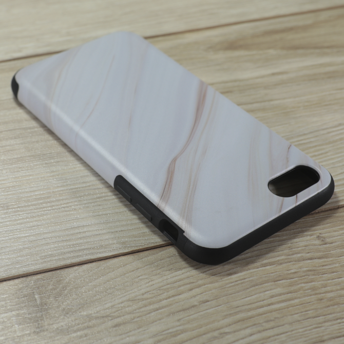 Чехол накладка Rock Origin Series (Grained) для IPhone 7 TPU - Sandalwood-3