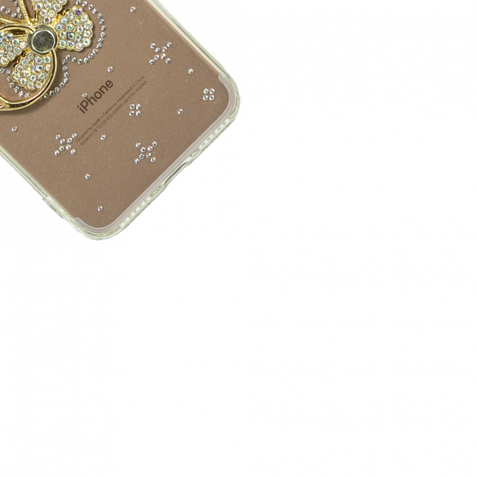 Чехол-накладка Younicou Diamonds with Ring Holder для iPhone 7/8 Бабочка-4