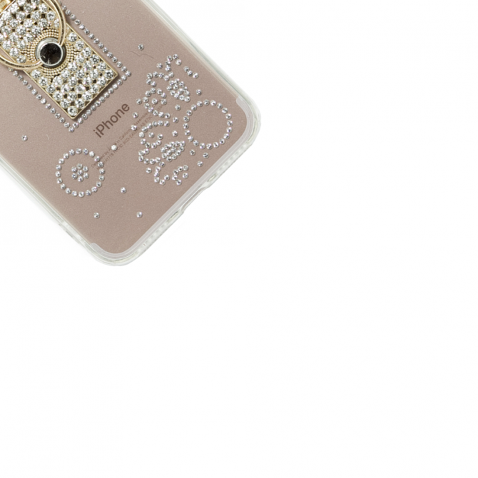 Чехол-накладка Younicou Diamonds with Ring Holder для iPhone 7/8 Парфюм-4