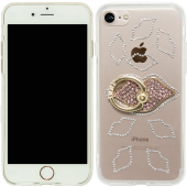 Чехол-накладка Younicou Diamonds with Ring Holder для iPhone 7/8 Поцелуй