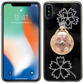 Чохол-накладка Younicou Diamonds with Ring Holder для iPhone X Медальйон