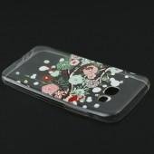 Чехол-накладка Younicou Fantasy with Diamonds для Samsung A520 Зимний букет