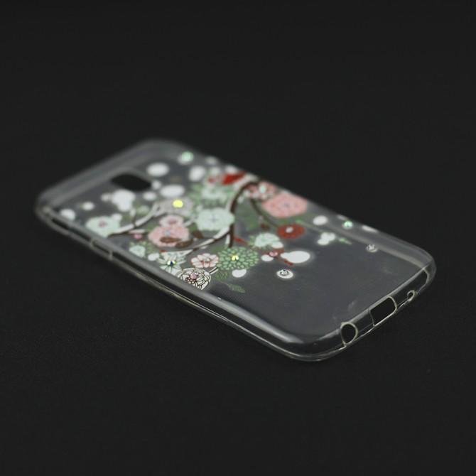 Чехол-накладка Younicou Fantasy with Diamonds для Samsung J530 Зимний букет-2