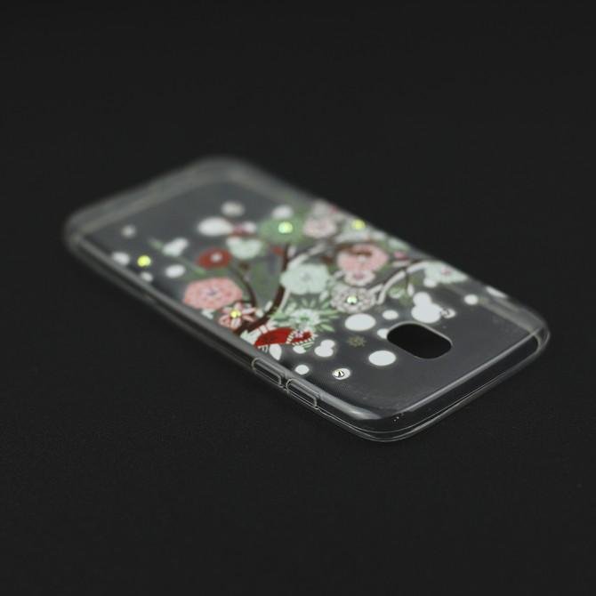 Чехол-накладка Younicou Fantasy with Diamonds для Samsung J530 Зимний букет-3