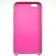 Чохол накладка силикон кожа для iPhone 6 Plus рожевий