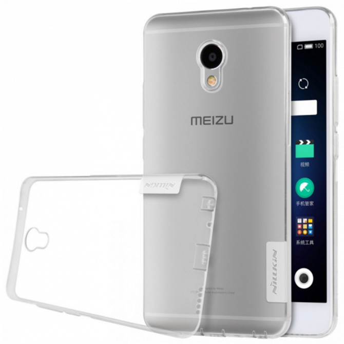 Чехол NILLKIN Nature TPU для Meizu M3e White-1
