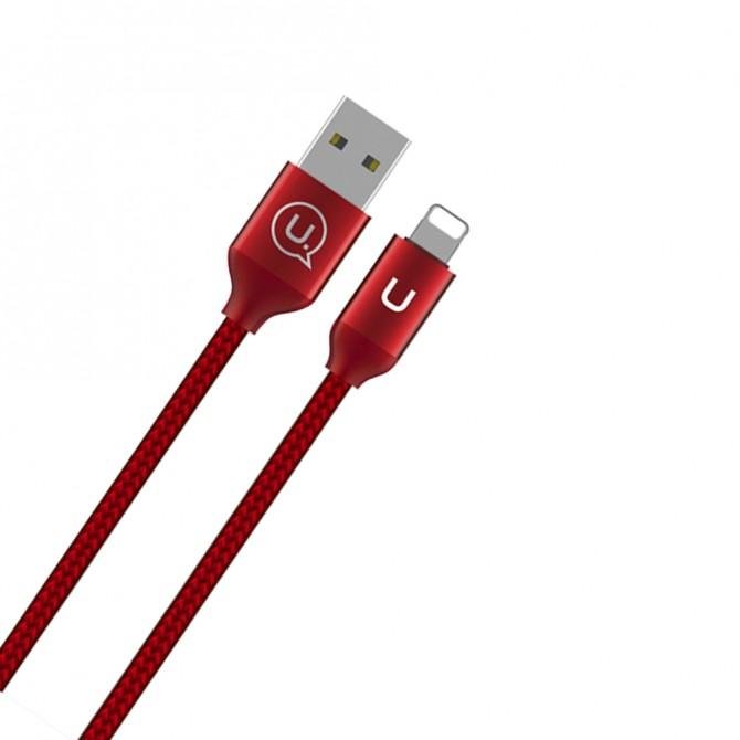Кабель Usams IPUSBMRY04 Lightning Червоний-1