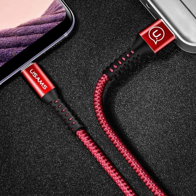 Кабель Usams TCUSBPY02 Type-C Червоний-2