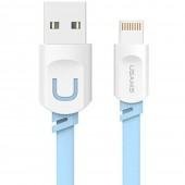 Кабель Usams U-Trans US-SJ008 Lightning – USB 1м Blue (IP6USBCD03)