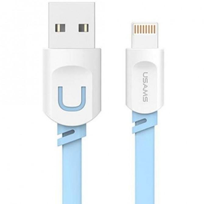 Кабель Usams U-Trans US-SJ008 Lightning – USB 1м Blue (IP6USBCD03)
