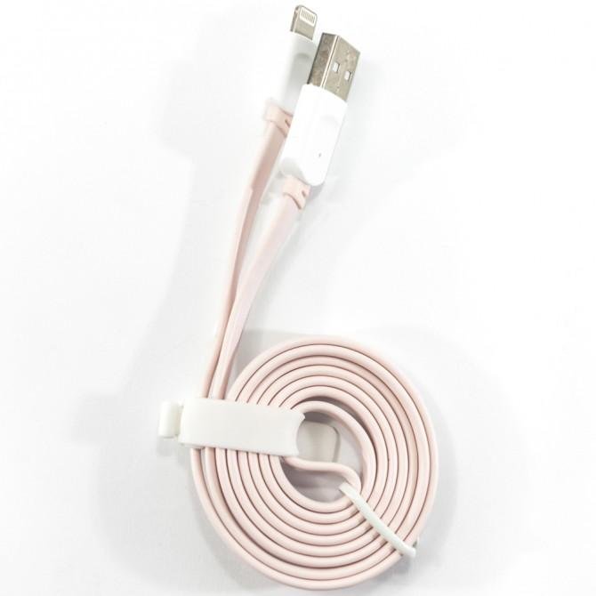 Кабель Usams U-Trans US-SJ008 Lightning – USB 1м Рожевий (IP6USBCD04)