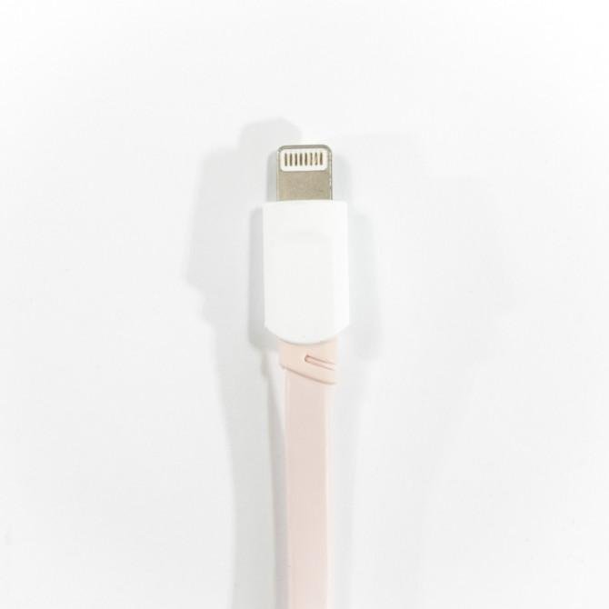 Кабель Usams U-Trans US-SJ008 Lightning – USB 1м Рожевий (IP6USBCD04)-2