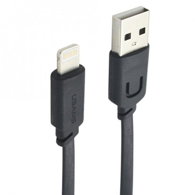 Кабель Usams U-Trans US-SJ007 Lightning Series 0.25m Чёрный (IP6SUCD2501)-1