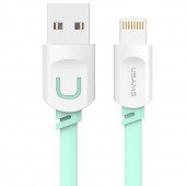 Кабель Usams U-Trans US-SJ007 Lightning Series 0.25m Cyan(IP6SUCD2505) Кабель Usams U-Trans US-SJ007 Lightning Series 0.25m Cyan(IP6SUCD2505)
