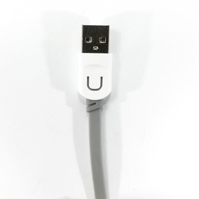 Кабель Usams U-Trans US-SJ007 Lightning Series 0.25m Grey (IP6SUCD2502)-2