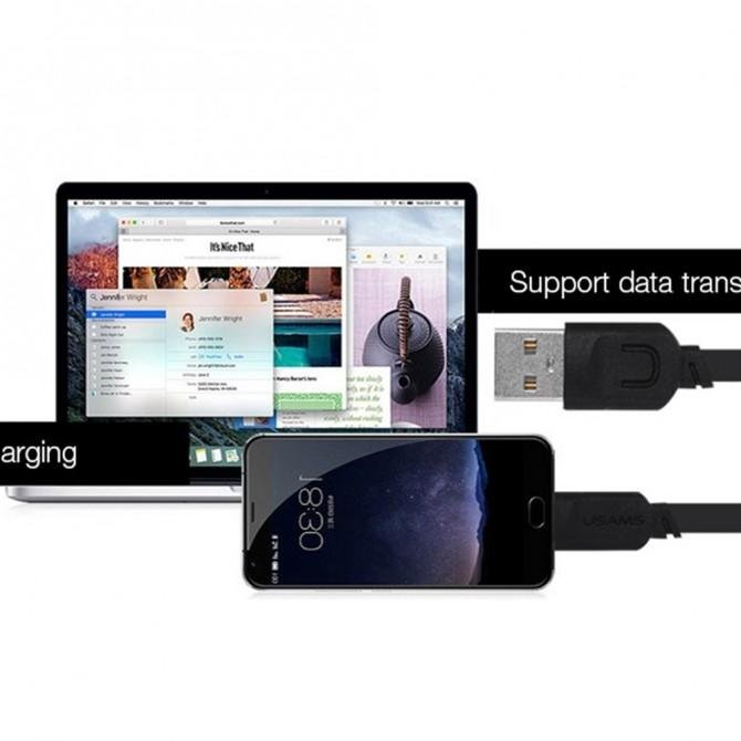 Кабель Usams U-Trans US-SJ113 Type-C Чорний-1