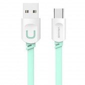 Кабель Usams U-Trans US-SJ113 Type-C – USB 1м Cyan (ITCUSBCD05) Кабель Usams U-Trans US-SJ113 Type-C – USB 1м Cyan (ITCUSBCD05)