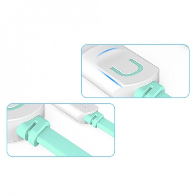 Кабель Usams U-Trans US-SJ113 Type-C – USB 1м Блакитний (ITCUSBCD05)-2