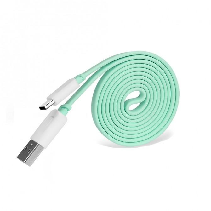 Кабель Usams U-Trans US-SJ113 Type-C – USB 1м Блакитний (ITCUSBCD05)-3