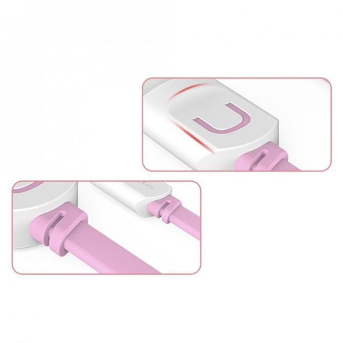 Кабель Usams U-Trans US-SJ113 Type-C – USB 1м Pink (ITCUSBCD04)-1