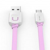 Кабель Usams U-Trans US-SJ113 Type-C – USB 1м Pink (ITCUSBCD04) Кабель Usams U-Trans US-SJ113 Type-C – USB 1м Pink (ITCUSBCD04)