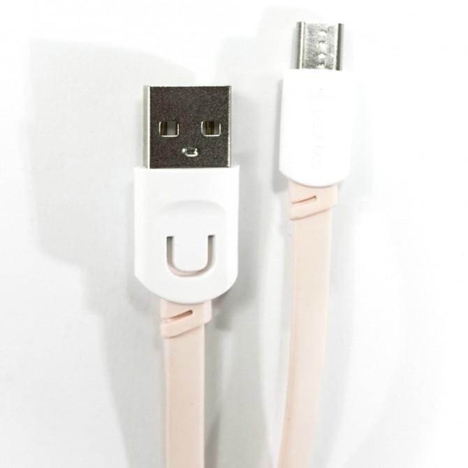 Кабель Usams U-Trans US-SJ020 MicroUSB – USB 1м Pink (MICUSBCD04)-3