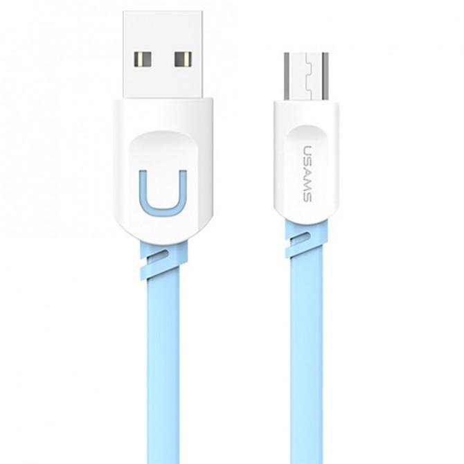 Кабель Usams U-Trans US-SJ012 MicroUSB – USB Series 0.25m Blue (MUCD2503)
