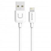 Кабель Usams U-Turn Lightning – USB 1м White (IPUSBXD02)