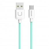 Кабель Usams U-Turn MicroUSB – USB 1м Cyan (MICUSBXD03)