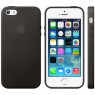 Чехол силиконовый для iPhone 5/5s/SE Чёрный