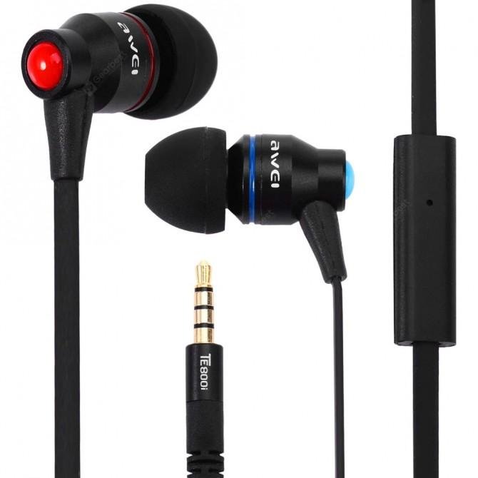 Наушники AWEI TE800i Чёрный