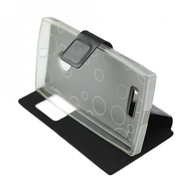 Чехол книжка Mobiking with Window для Nokia 435/532 (Microsoft) Чёрный-3