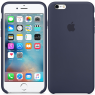 Чехол силиконовый для iPhone 6/6s Plus Темно Синий
