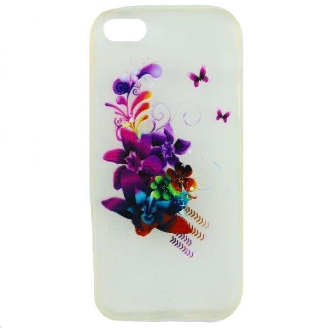 Чехол TPU Акварель для iPhone 5 km000106-1