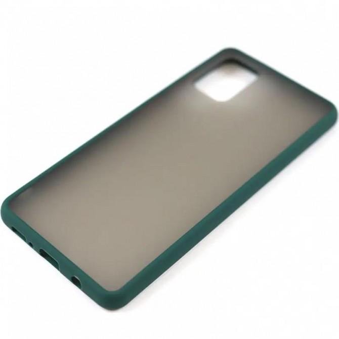 Чехол MATT CASE Samsung A325 Galaxy A32 Темно зеленый-1
