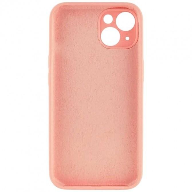 Силиконовый чехол для iPhone 13 Персиковый FULL (NO LOGO)-1
