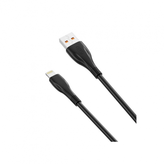 USB кабель XO NB185 Lightning 6A/1m Black-1