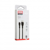 USB кабель XO NB185 Lightning 6A/1m Black