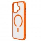 Чехол Matt Soft Frame Case для iPhone 17 Оранжевый