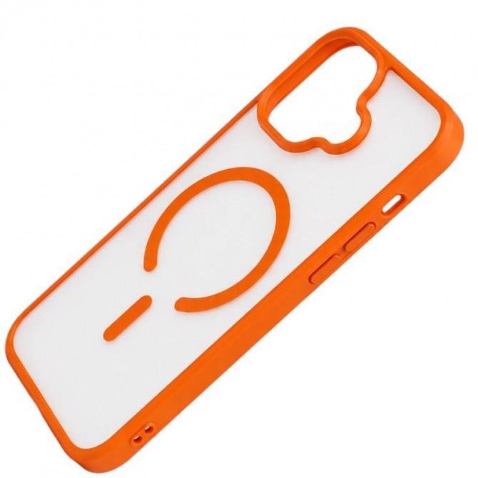 Чехол Matt Soft Frame Case для iPhone 17 Оранжевый-2