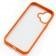Чехол Matt Soft Frame Case для iPhone 17 Оранжевый