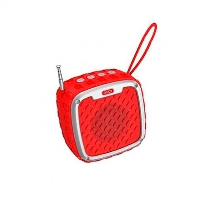 Bluetooth Колонка XO F24 (FM/USB/AUX/TF Card) Red-1