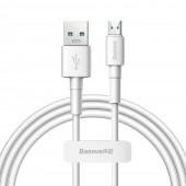 Кабель Baseus Mini MicroUSB (CAMSW-D02) 4A White 1m