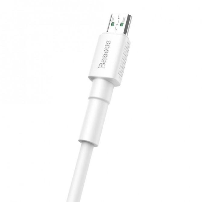Кабель Baseus Mini MicroUSB (CAMSW-D02) 4A White 1m-2