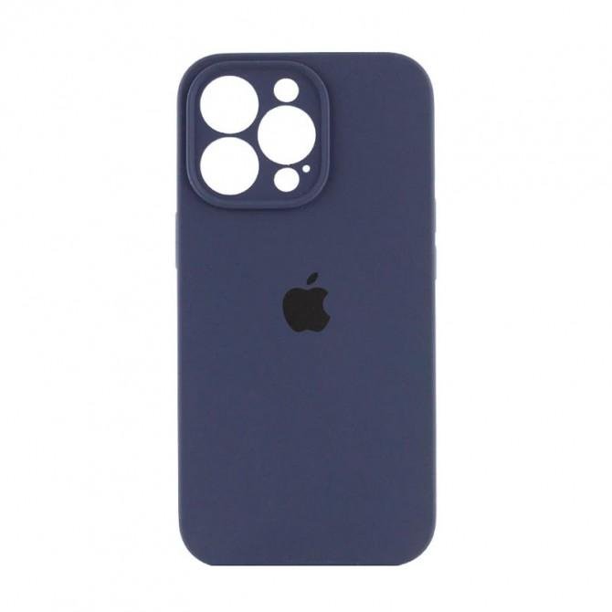 Силиконовый чхол для iPhone 16 Pro Midnight Blue FULL