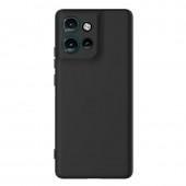 Чохол Silicone Case Motorola Edge 50 Чорний FULL