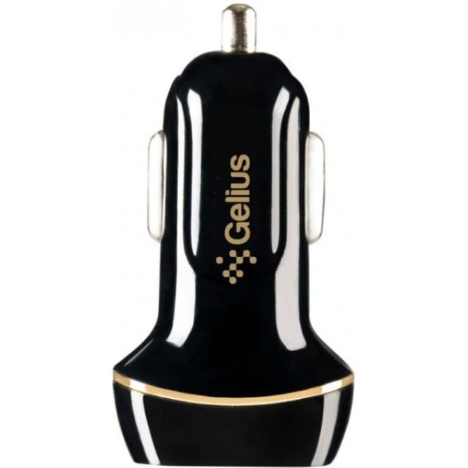 АЗУ Gelius Ultra Voyager GU-CC02 2USB 2.4A + Cable iPhone X Black-1