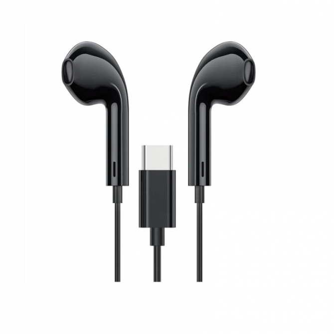 Навушники HF Hoco M101 Crystal Joy Type-C Black